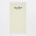 MC2 Saint Barth Striped Foutas Light Beach Towel with Logo