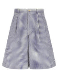 Comme Des Garcons Shirt Cotton Bermuda Shorts