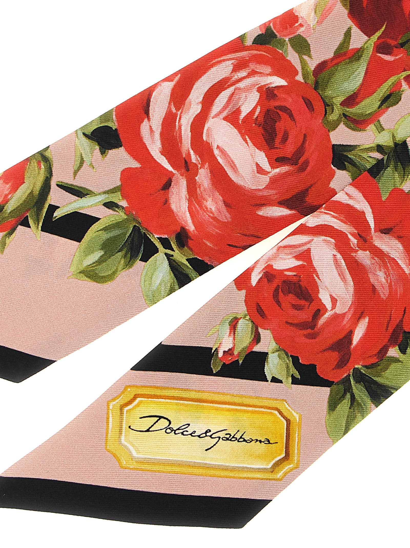 Dolce & Gabbana Bandeau Bouquet Rose