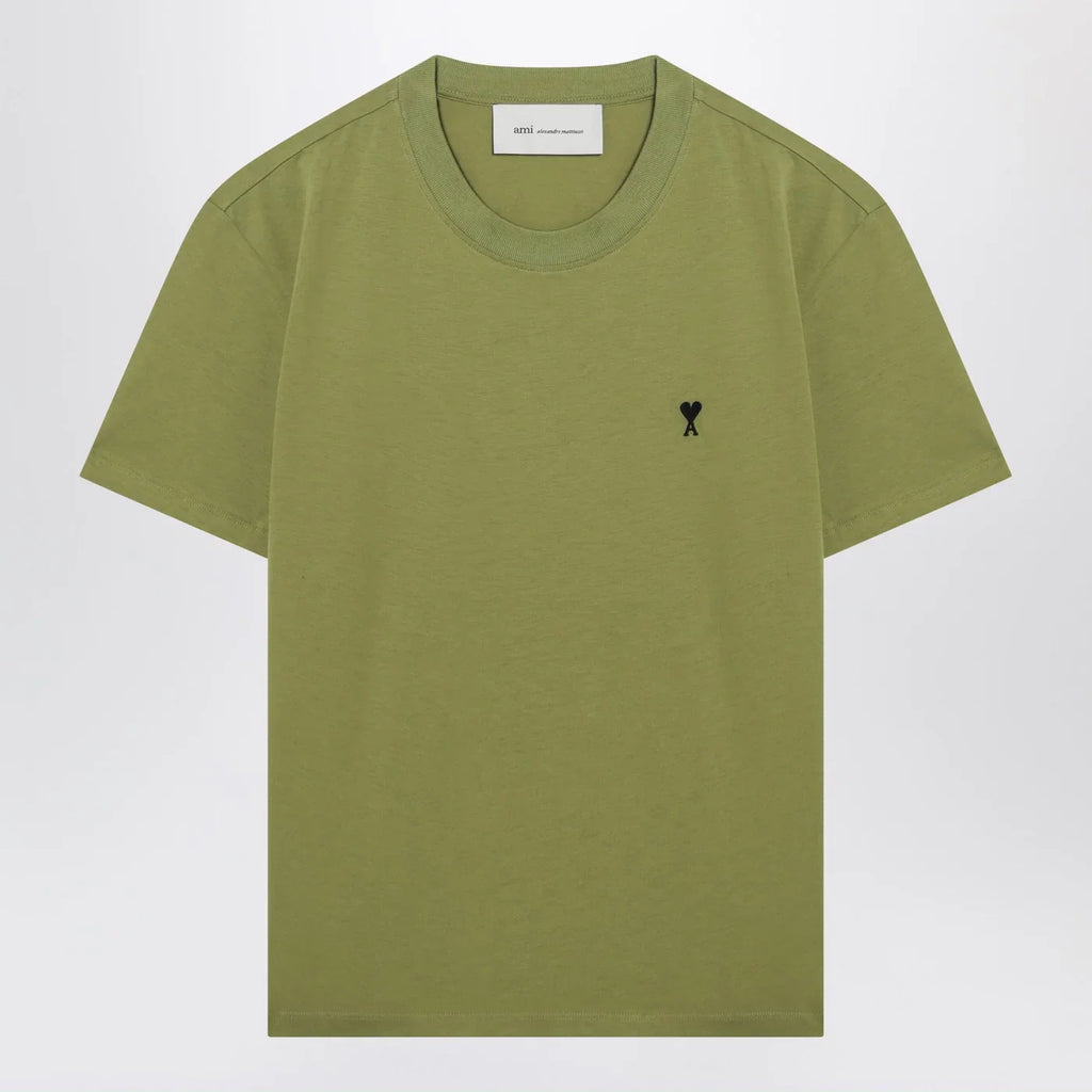 Ami Paris Ami De Coeur Matcha T-shirt