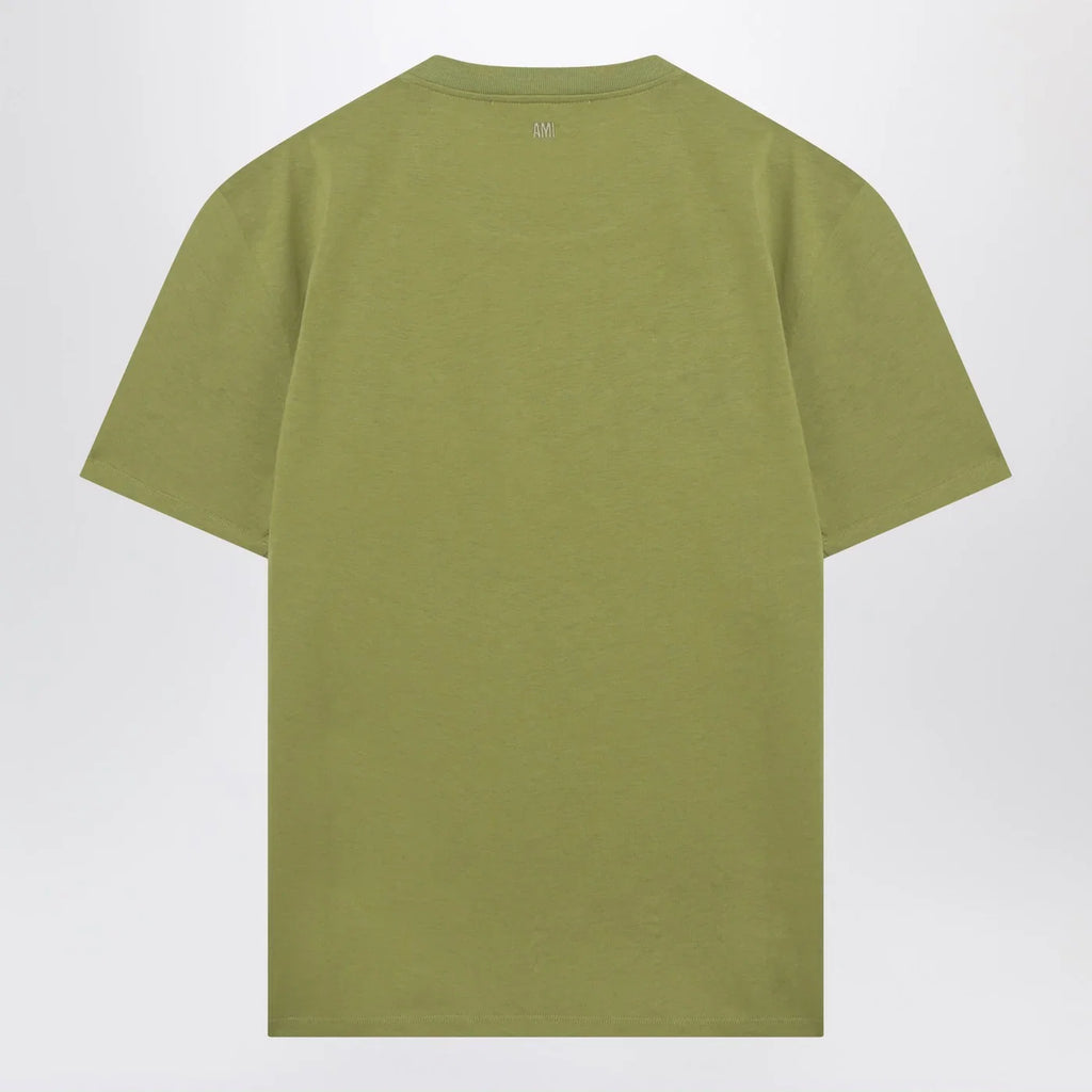 Ami Paris Ami De Coeur Matcha T-shirt
