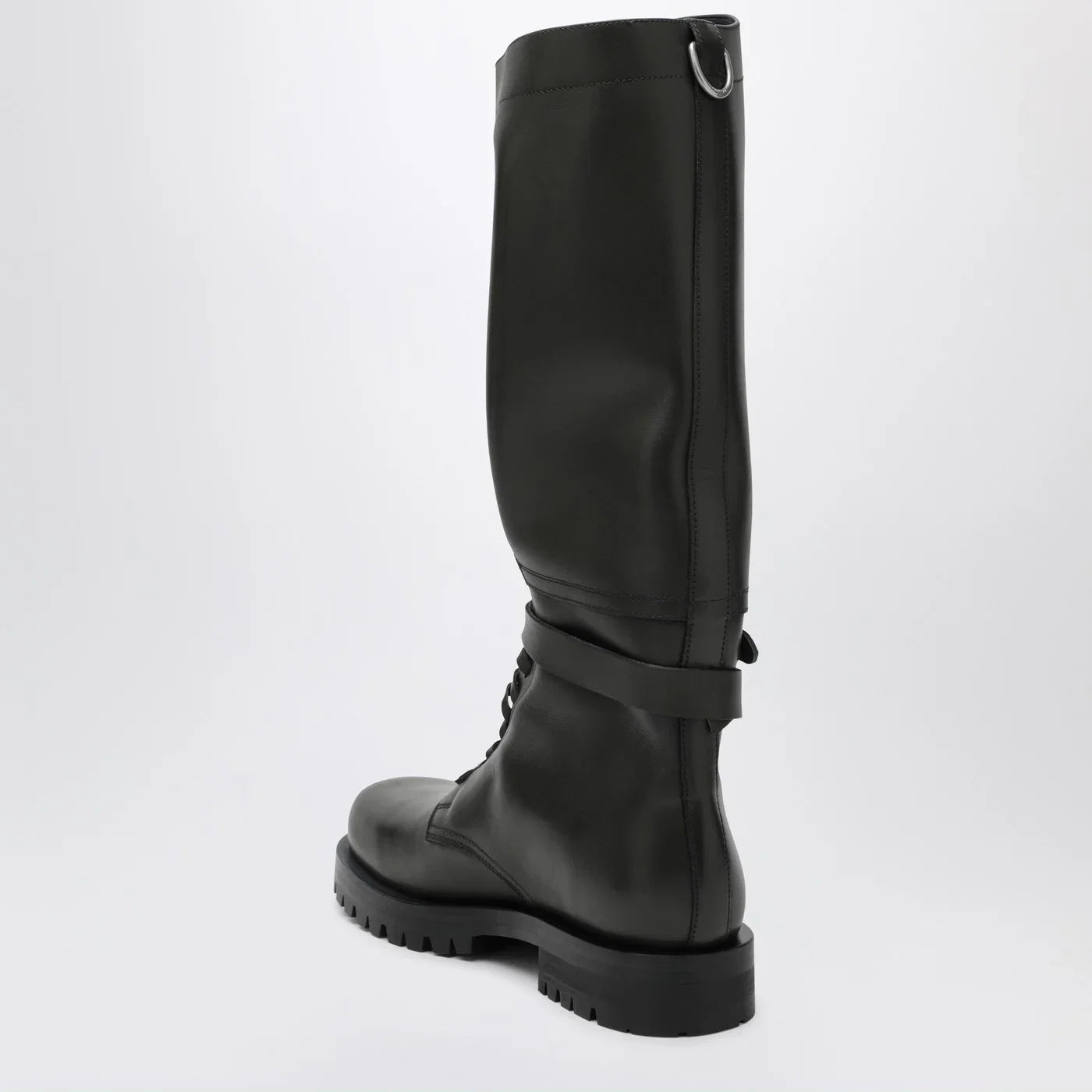 Durazzi Milano Dark green high combat boots