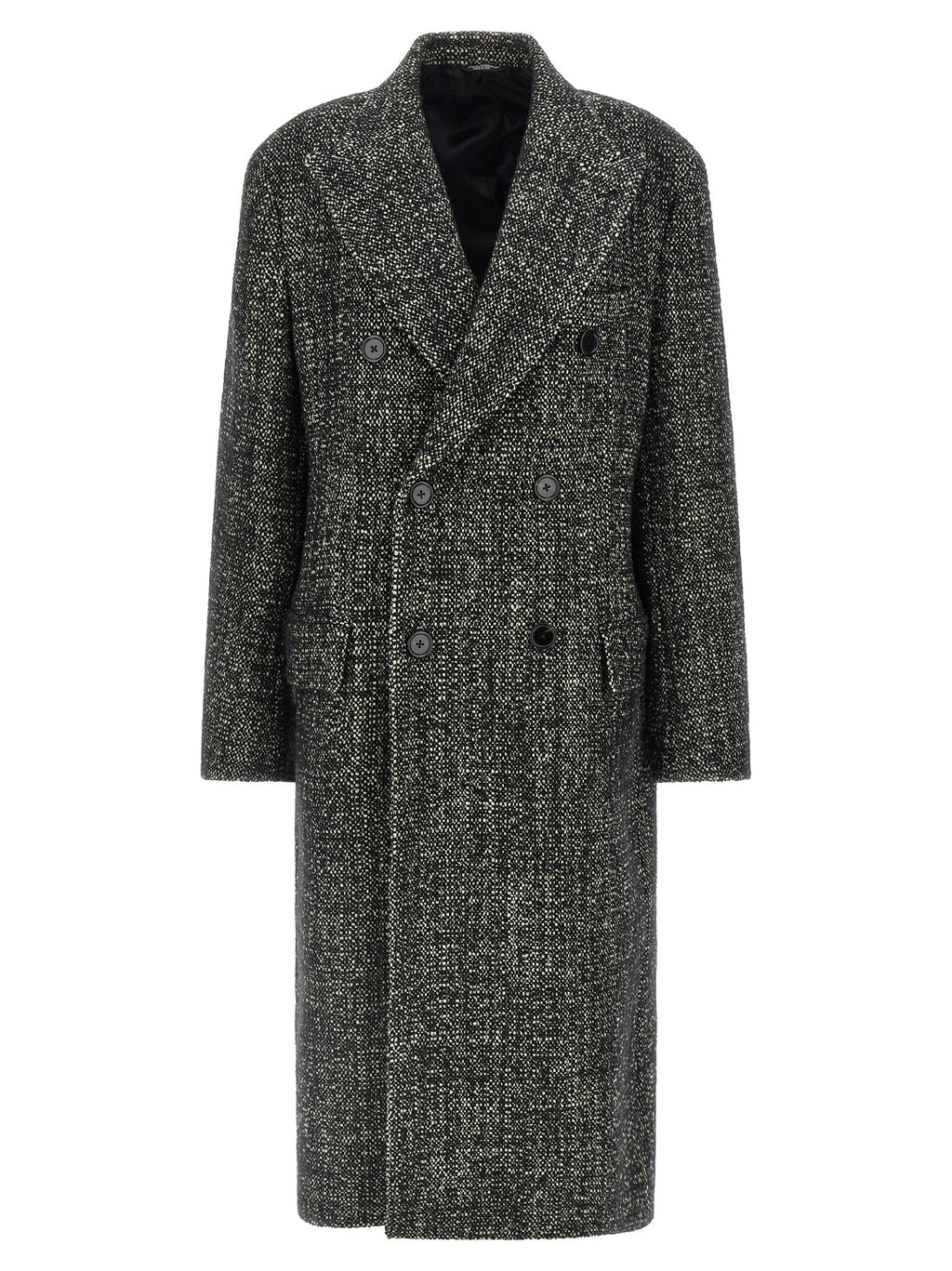 Dolce & Gabbana Bouclé Wool Coat