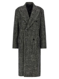 Dolce & Gabbana Bouclé Wool Coat