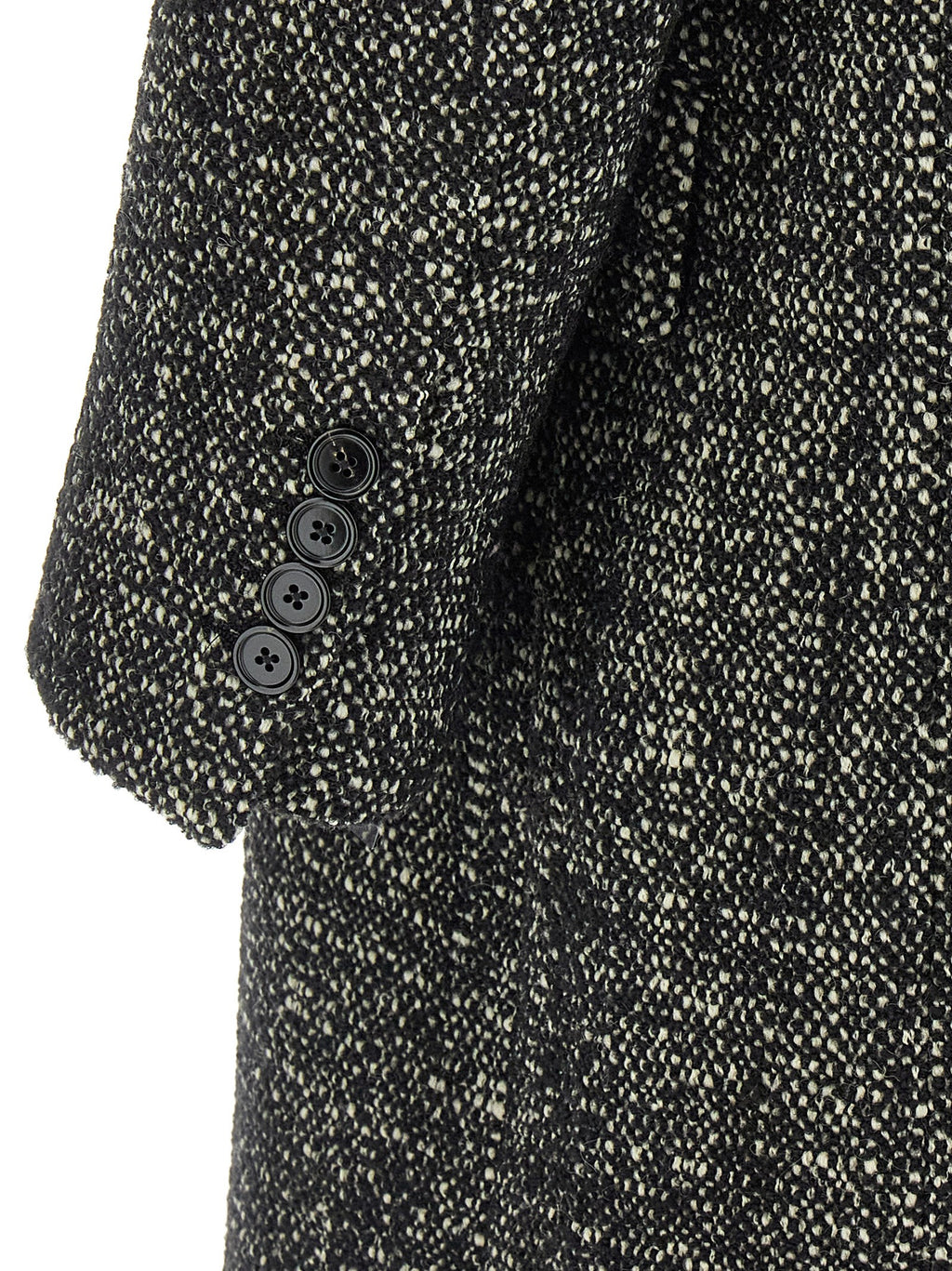 Dolce & Gabbana Bouclé Wool Coat
