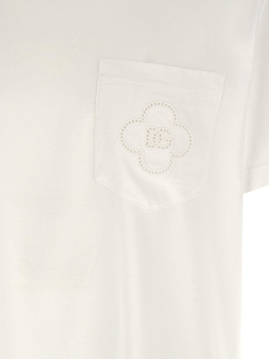 Dolce & Gabbana Openwork Logo T-shirt