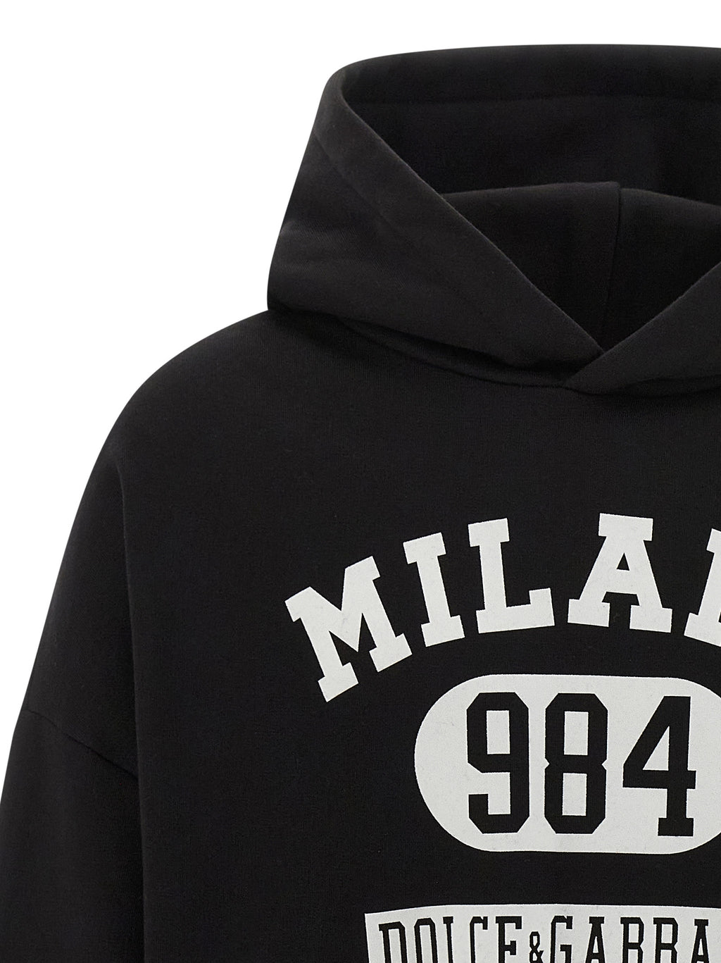 Dolce & Gabbana Flocked Print Hoodie