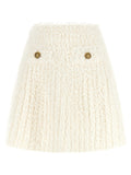 Balmain Plumetis Tweed Skirt