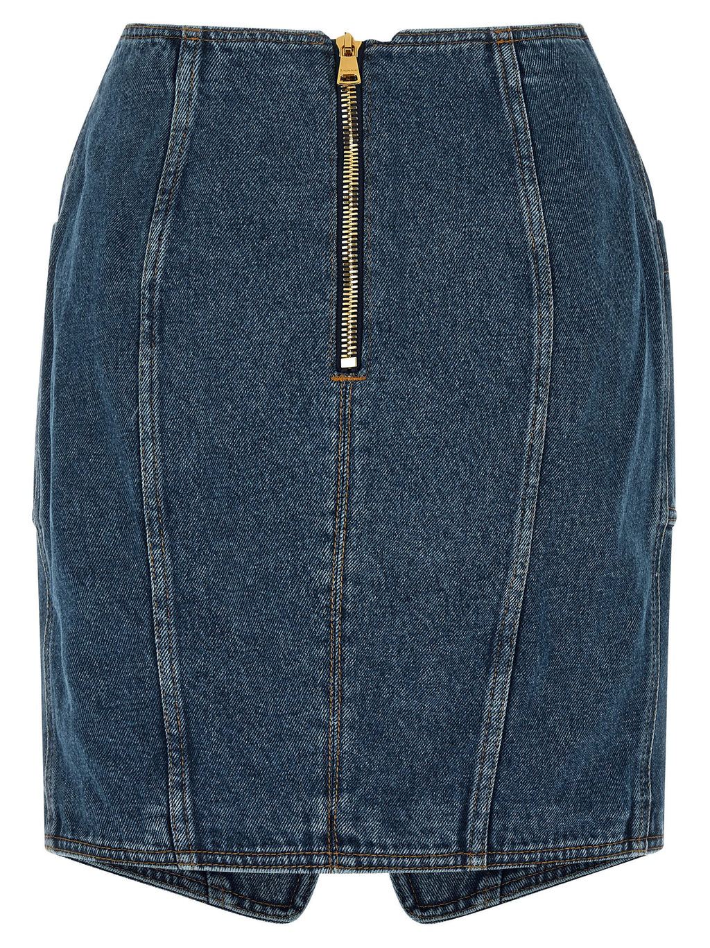 Balmain Belted Skirt