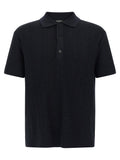 Balmain Monogram Knit Polo Shirt