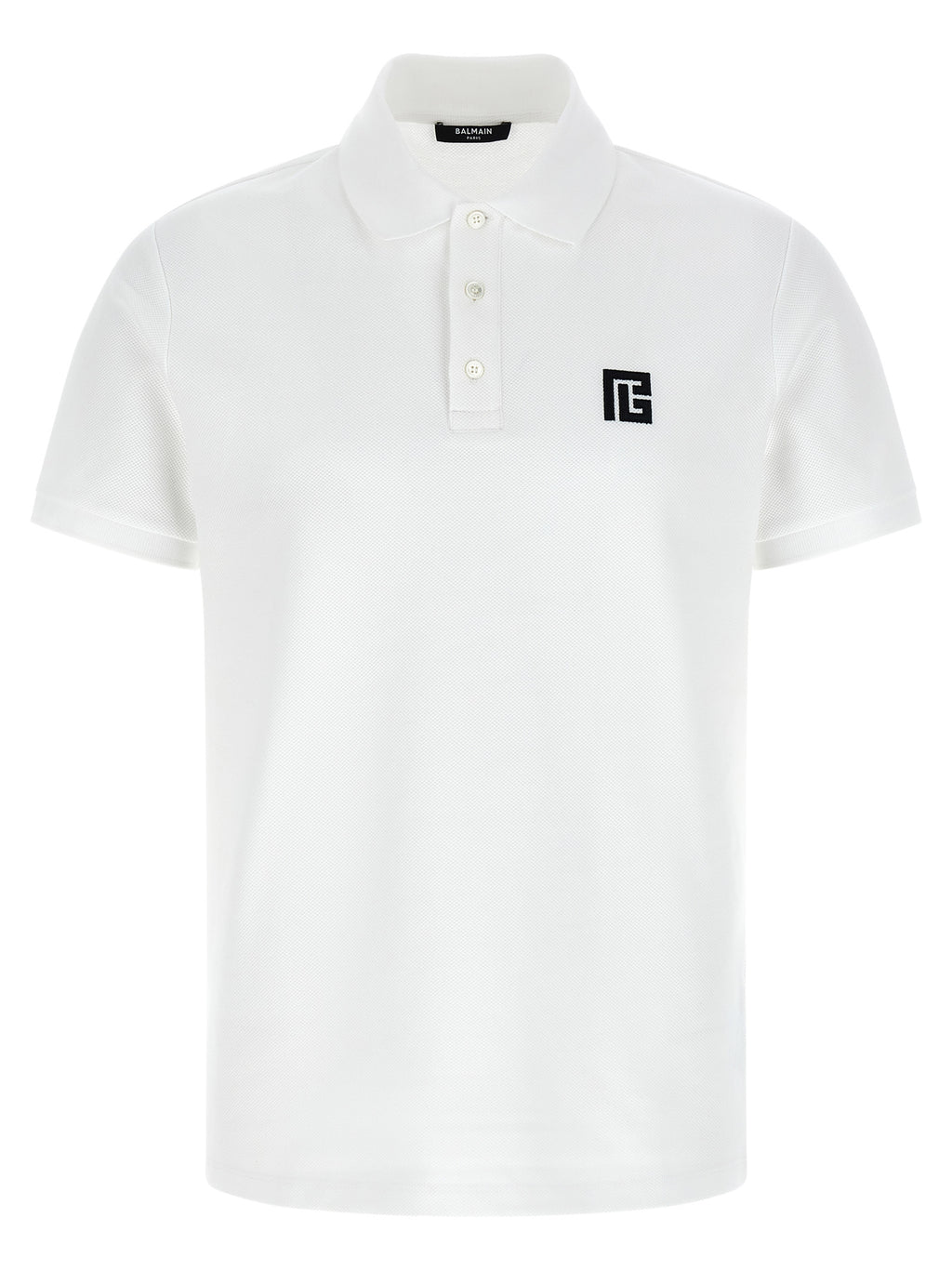 Balmain Embroidery Polo Shirt