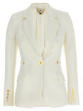 Elisabetta Franchi Jewel Strap Blazer