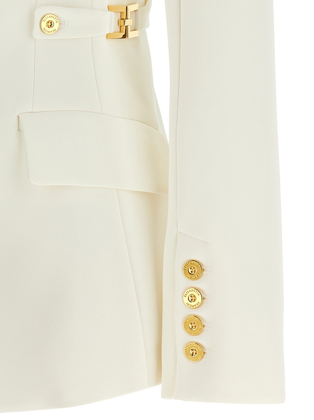 Elisabetta Franchi Jewel Strap Blazer