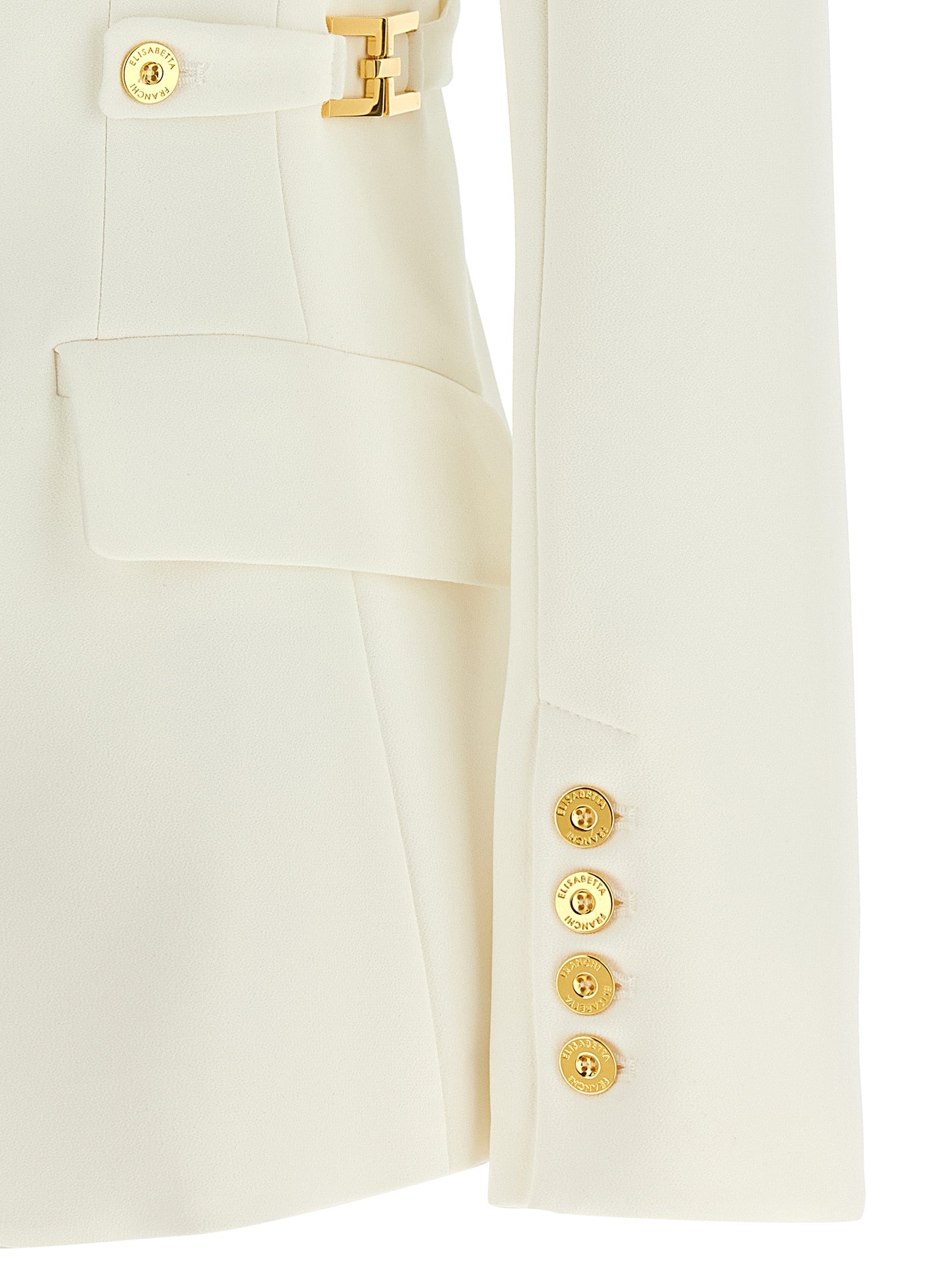 Elisabetta Franchi Jewel Strap Blazer