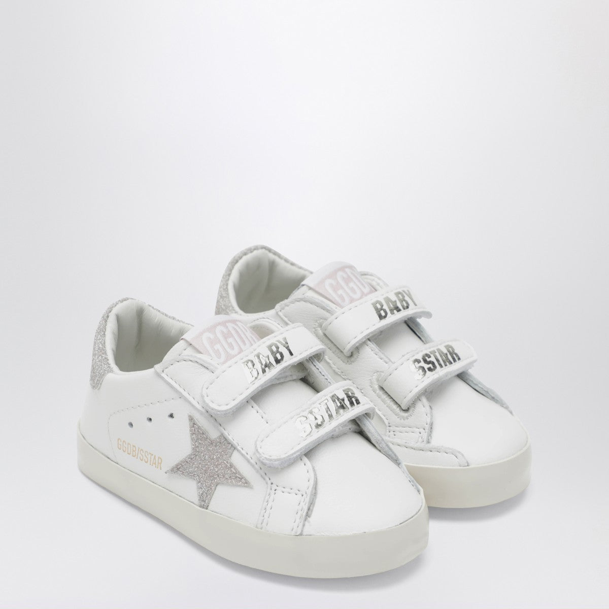 Golden Goose Baby Old School sneakers in white/platinum