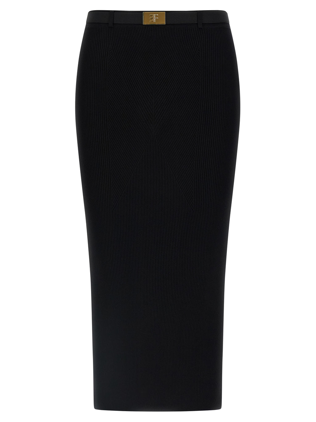 Elisabetta Franchi Ribbed Knit Skirt