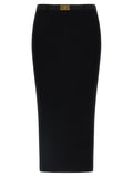 Elisabetta Franchi Ribbed Knit Skirt
