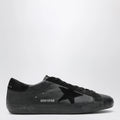 Golden Goose Black Super-Star sneakers in leather and suede