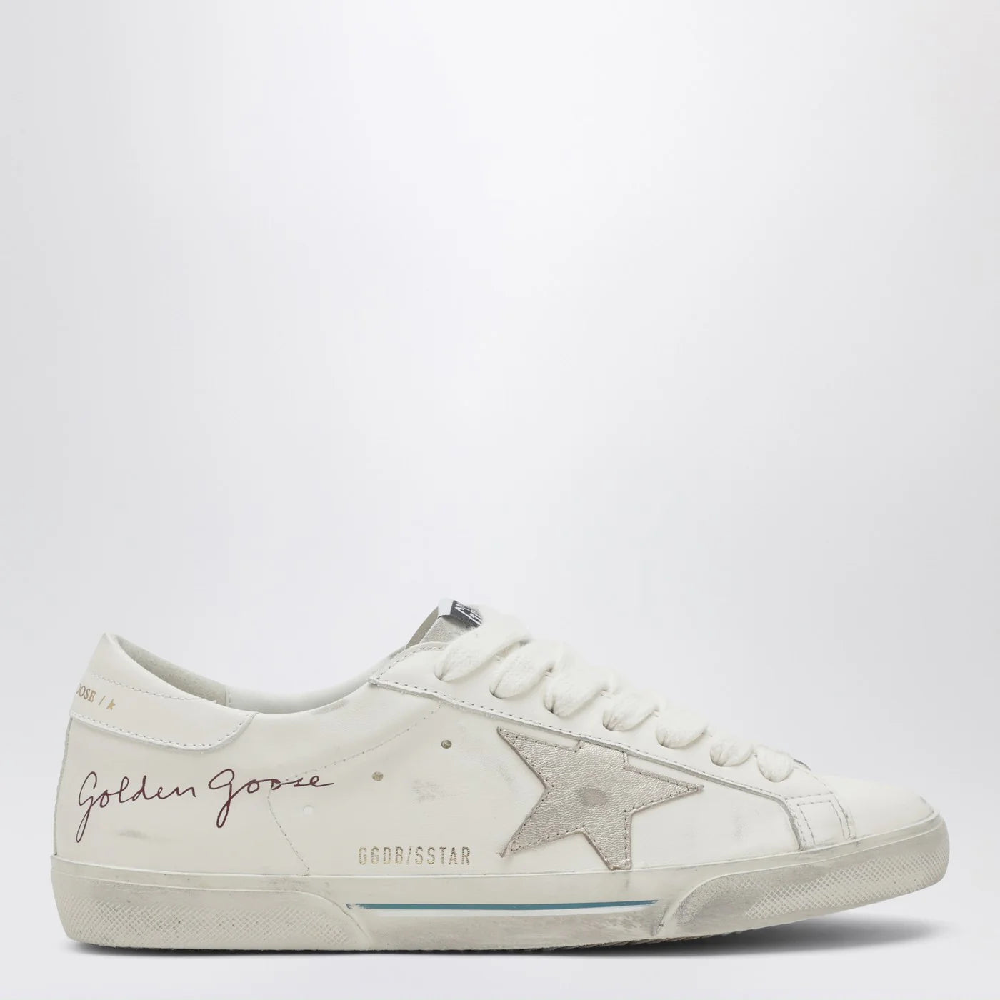 Golden Goose Super-Star white/platinum Sneakers