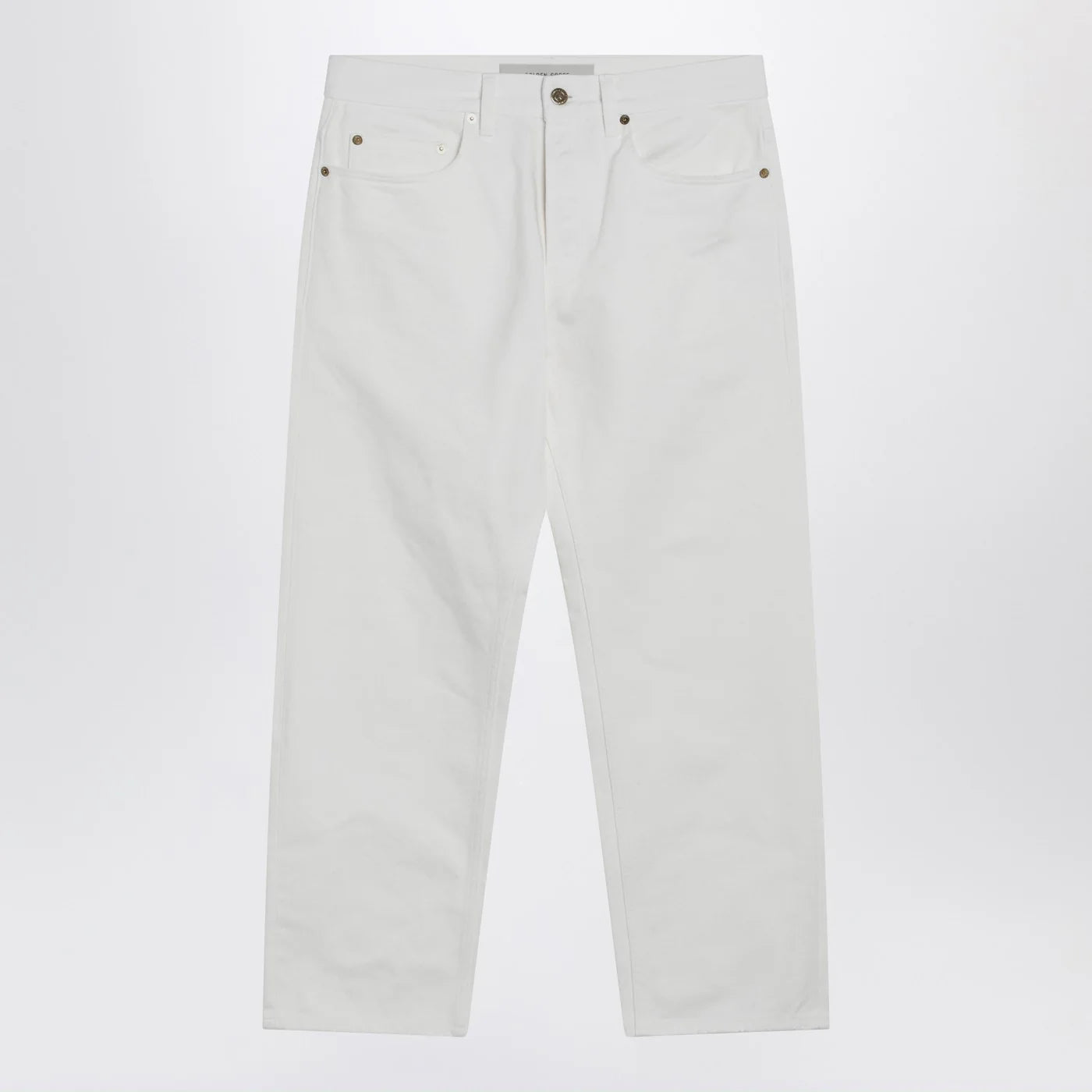 Golden Goose White cotton trousers