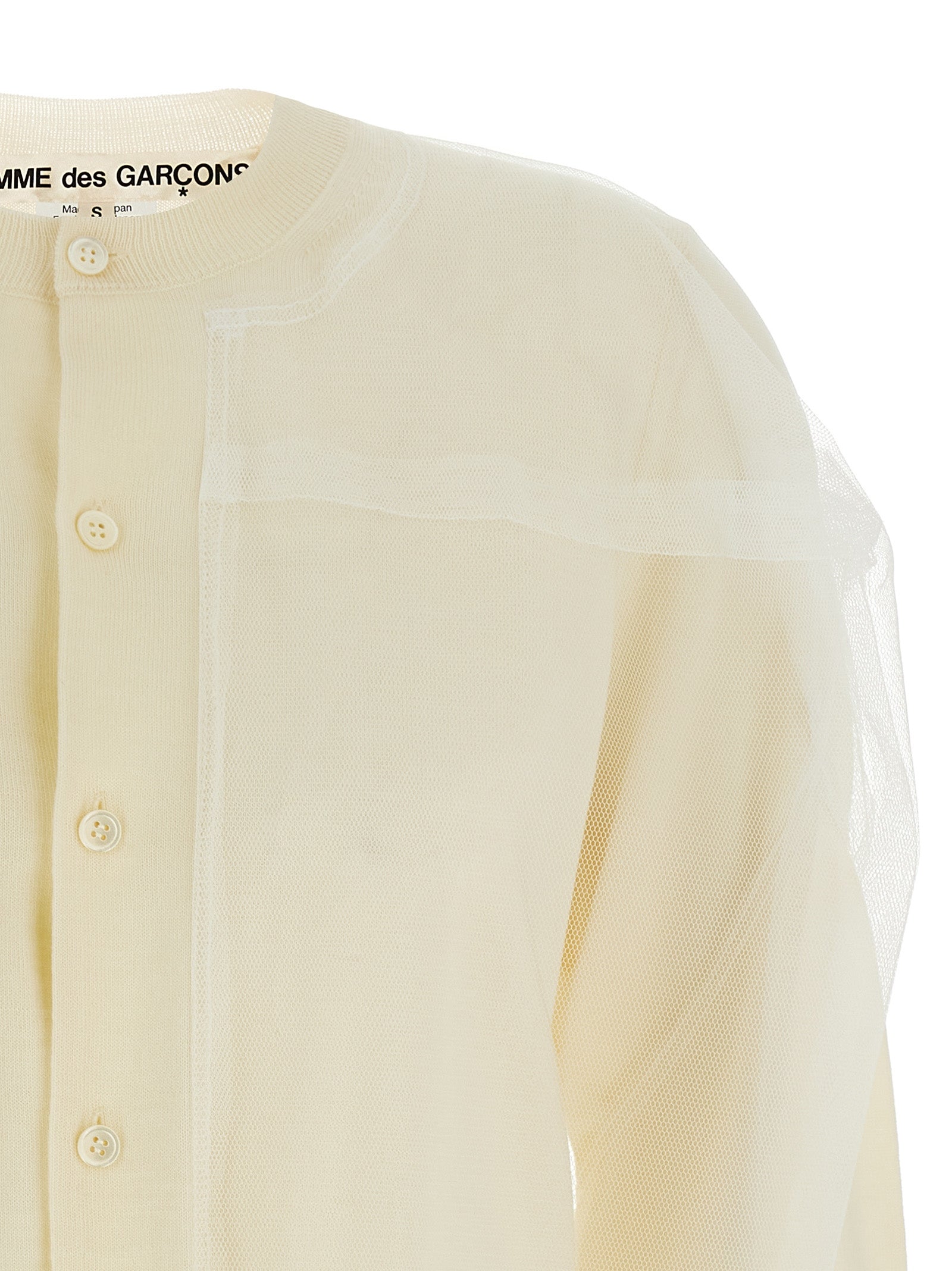 Comme Des Garcons Tulle Cardigan