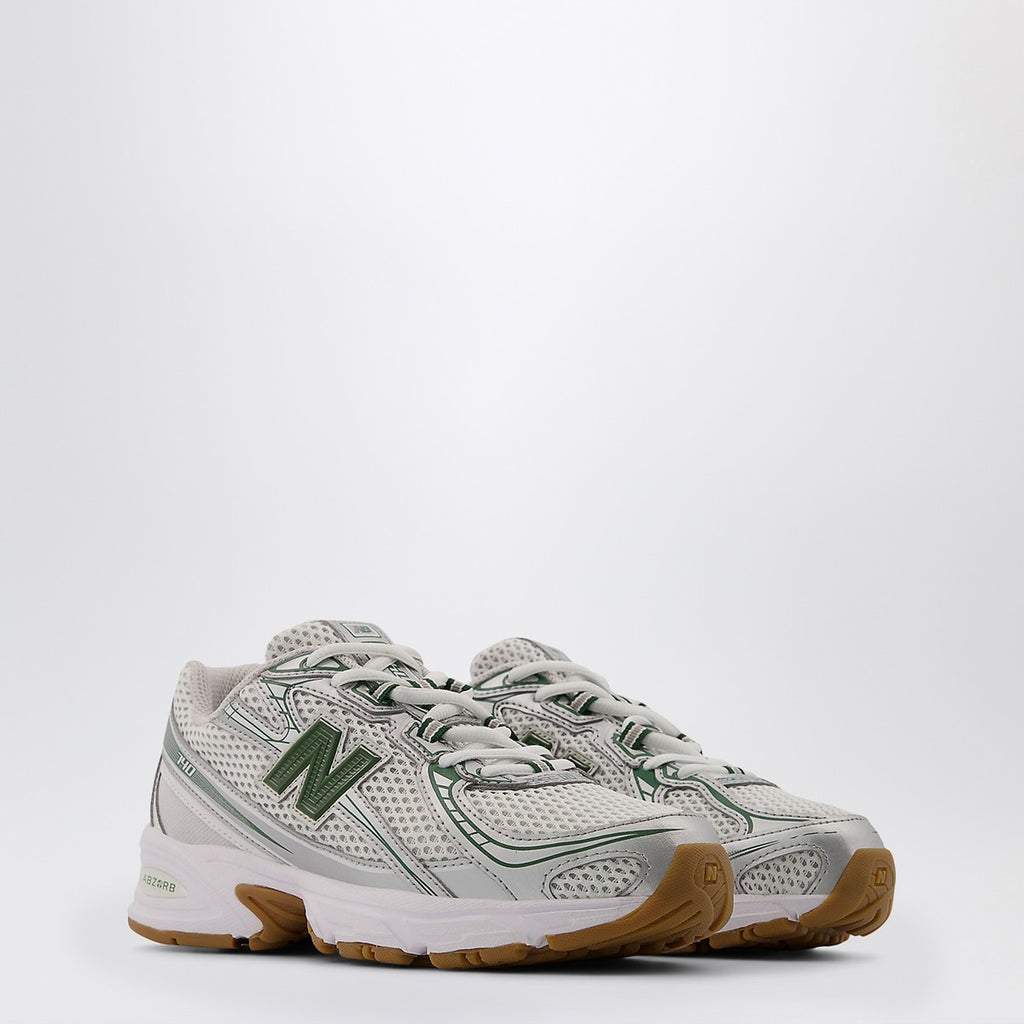 New Balance Sneaker 740 Bungee Silver Metalic/ Dark Alpine Green