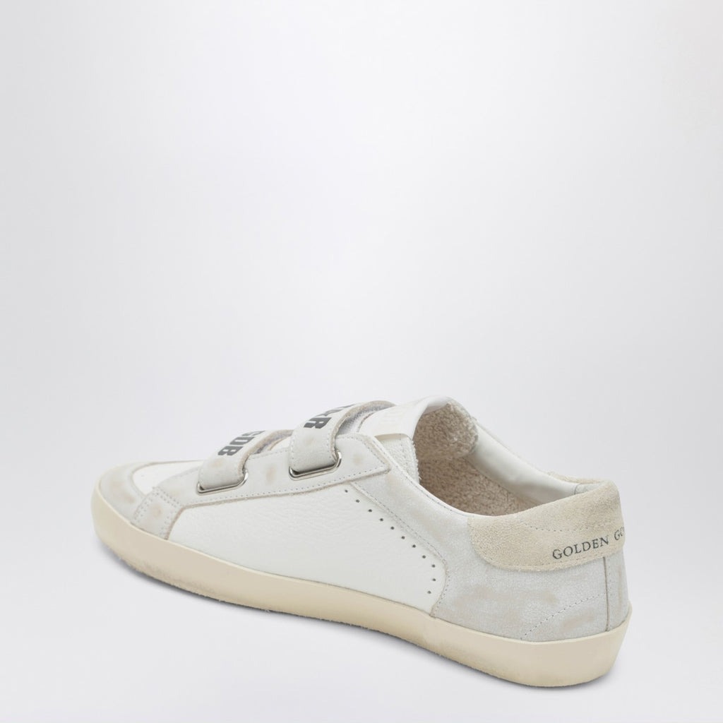 Golden Goose Old School sneakers in white with leopard-print star