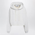 Golden Goose Star sweatshirt with crystal embroidery in grey cotton