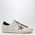 Golden Goose Super-Star sneakers in white with animal-print star