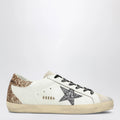 Golden Goose White/silver/gold Super-Star Sneakers