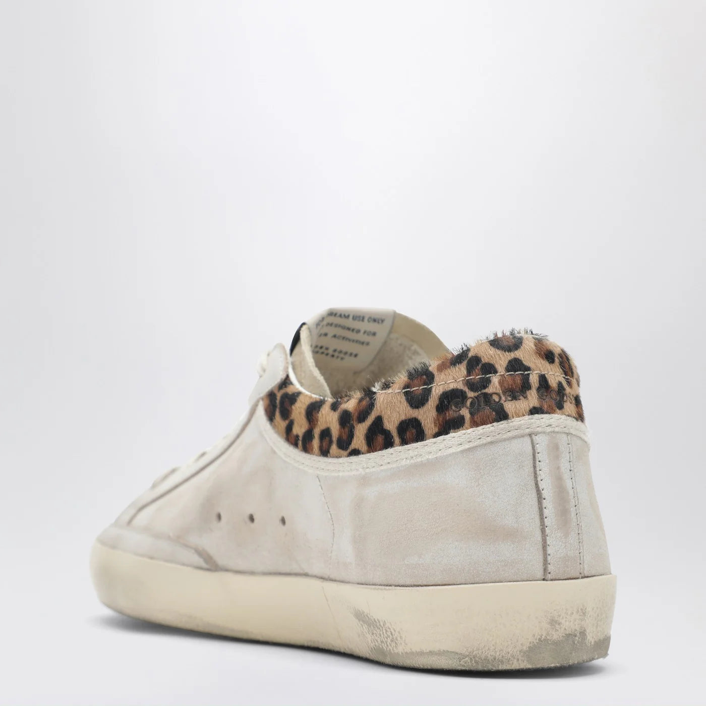 Golden Goose Super-Star beige Sneakers with pony hair details