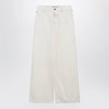 Golden Goose White wide-leg denim trousers