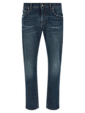 Dolce & Gabbana Logo Patch Jeans
