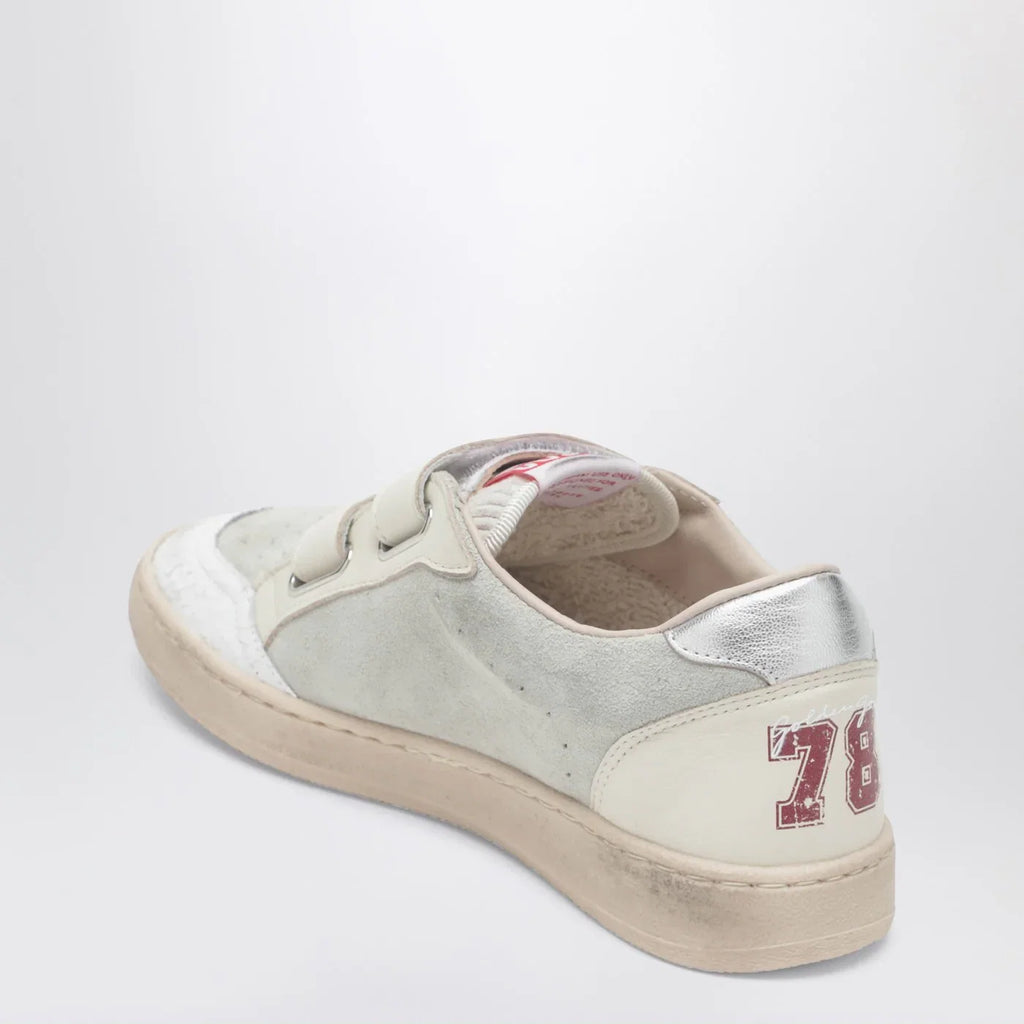 Golden Goose Ball Star Sneakers in grey/white/beige/navy blue
