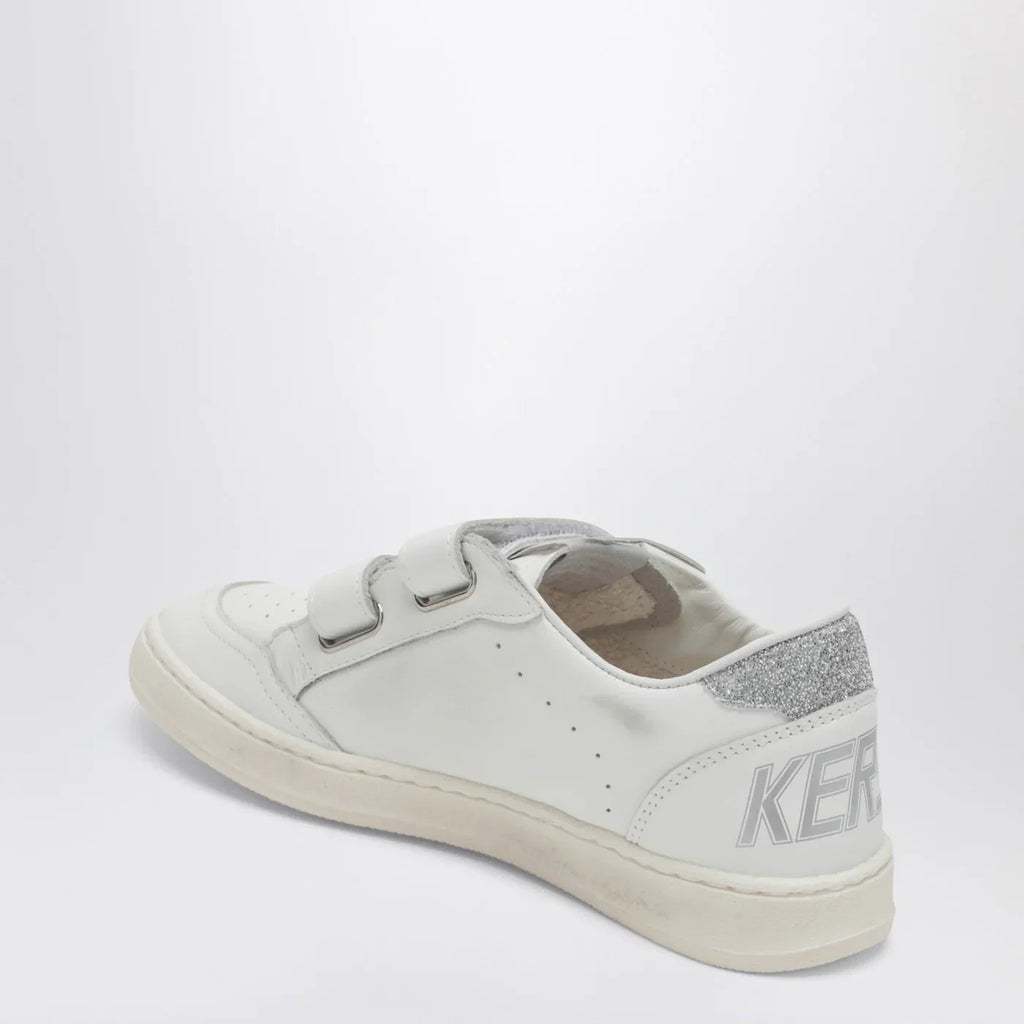 Golden Goose Ball Star Sneakers in white/crystal