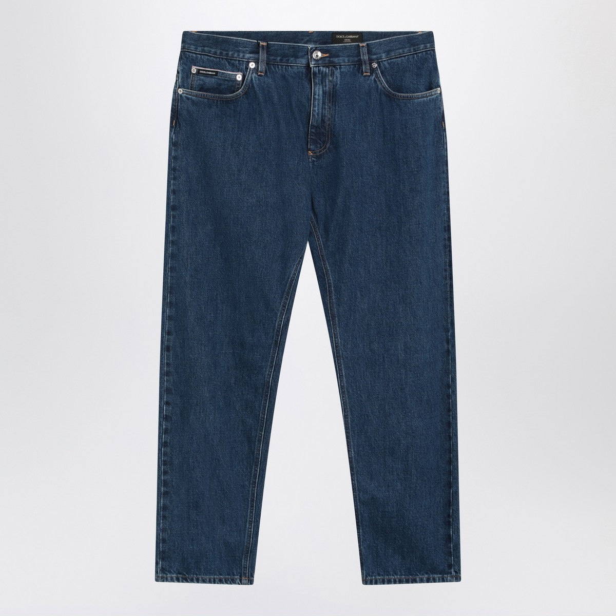 Dolce & Gabbana Dolce&Gabbana Blue denim jeans with logo tag