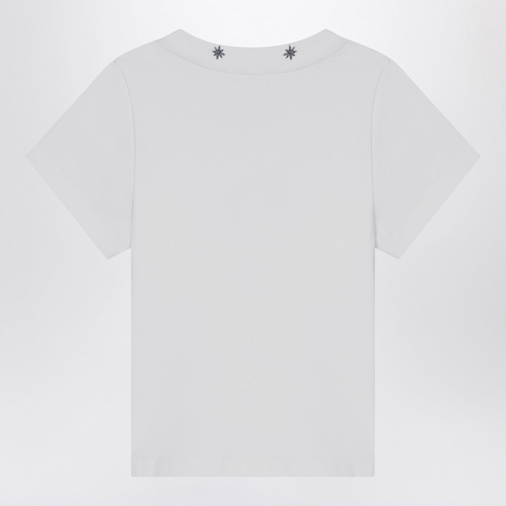 Givenchy White cotton T-shirt with embroidered logo