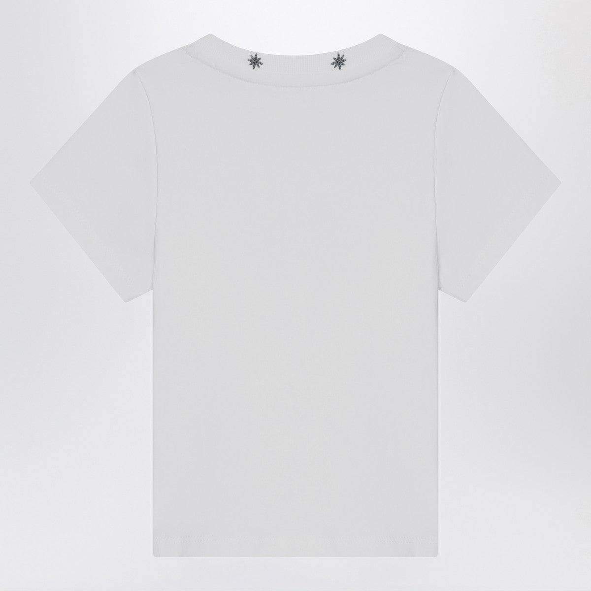 Givenchy White cotton T-shirt with embroidered logo