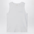 Givenchy White ribbed tank top with logo