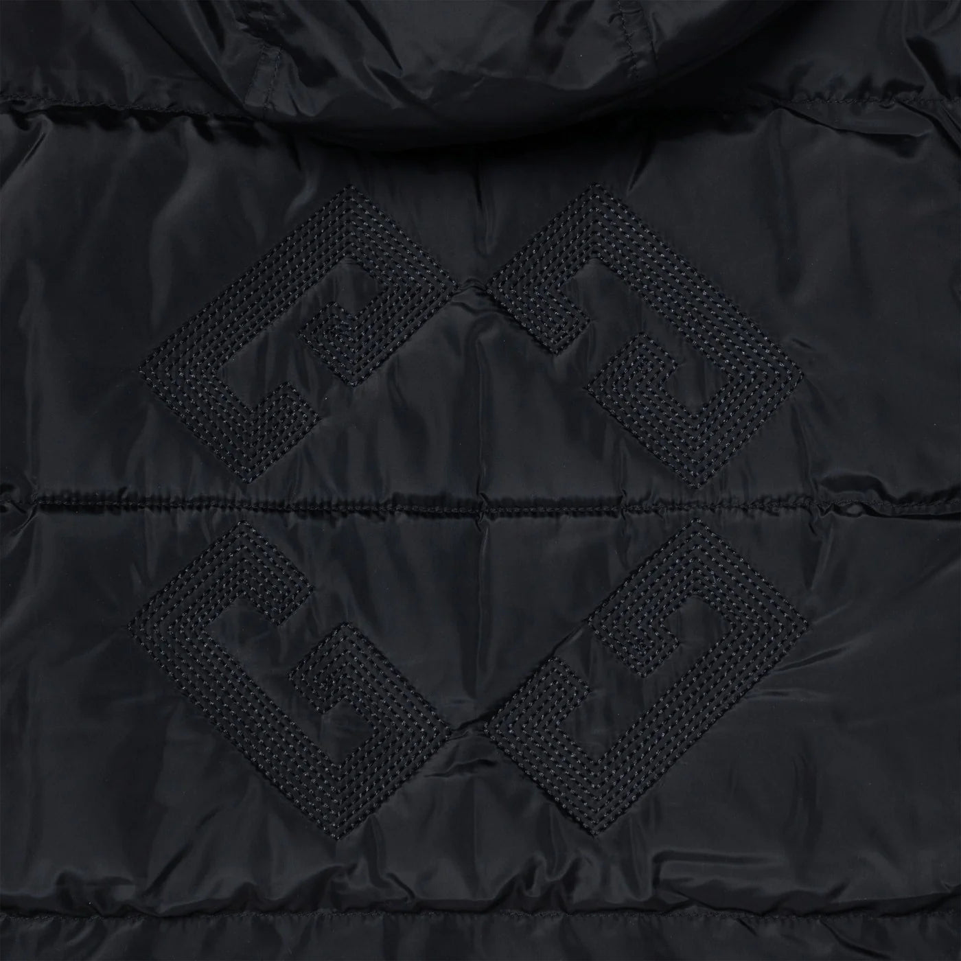 Givenchy Black puffer jacket with G print