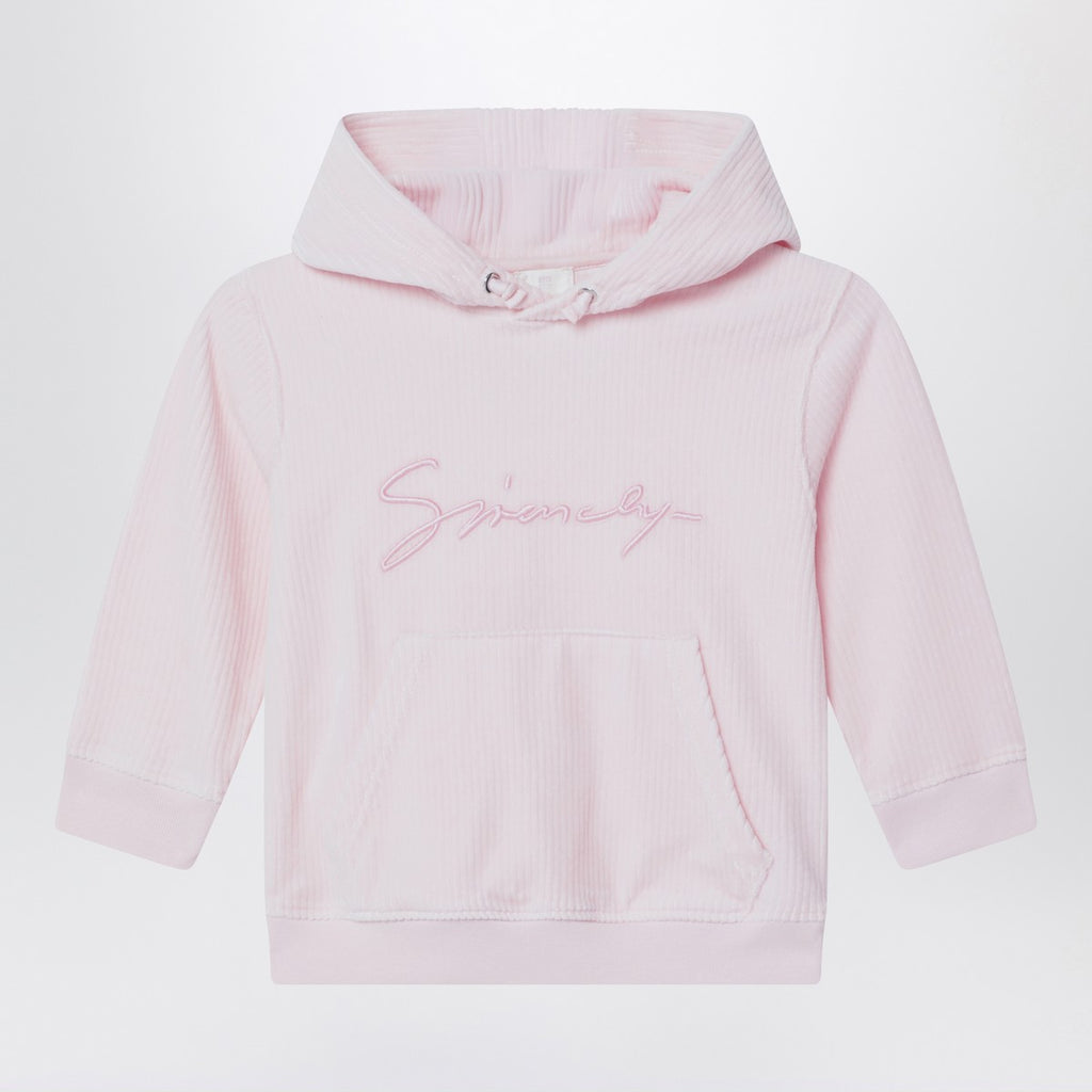 Givenchy Pink ribbed hoodie