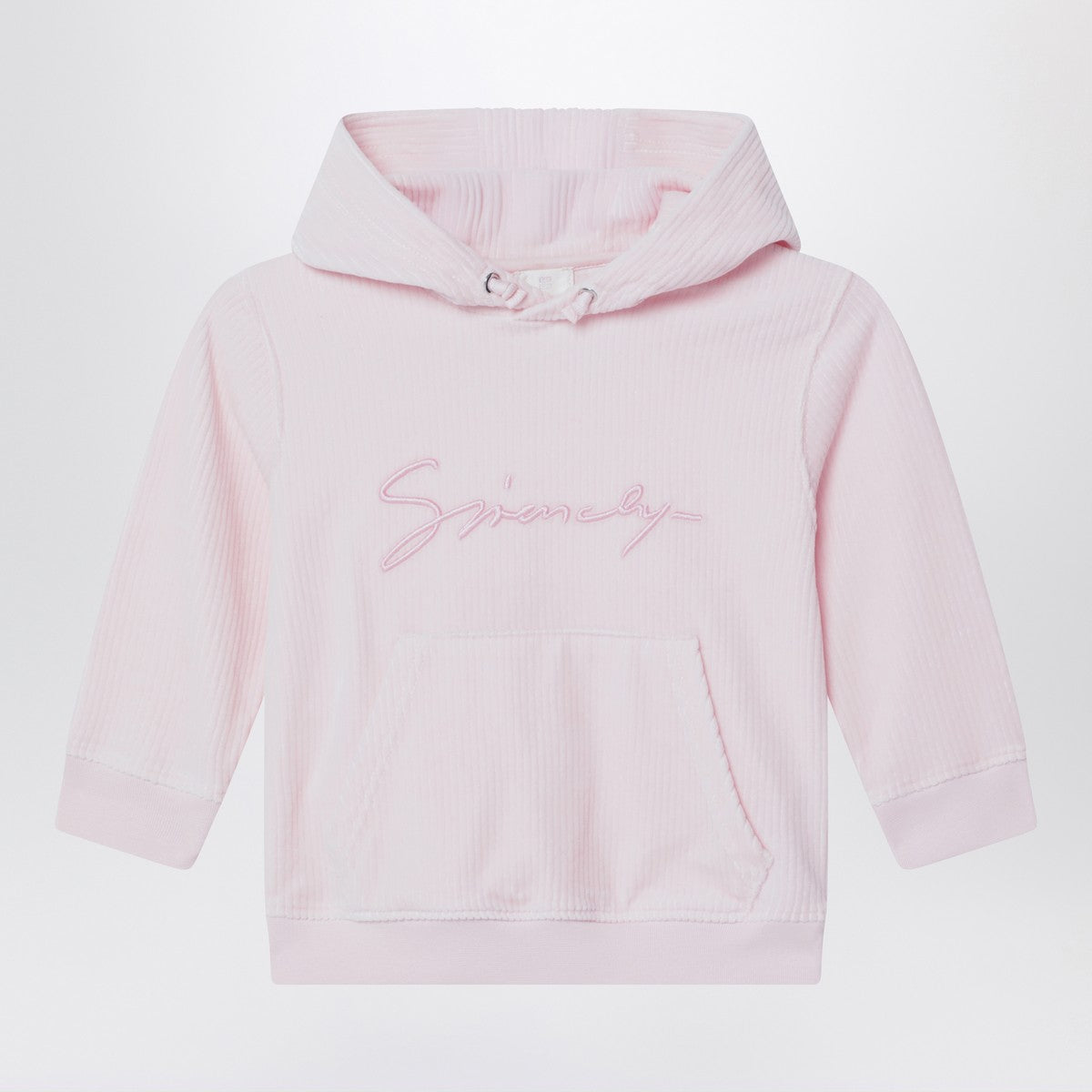 Givenchy Pink ribbed hoodie