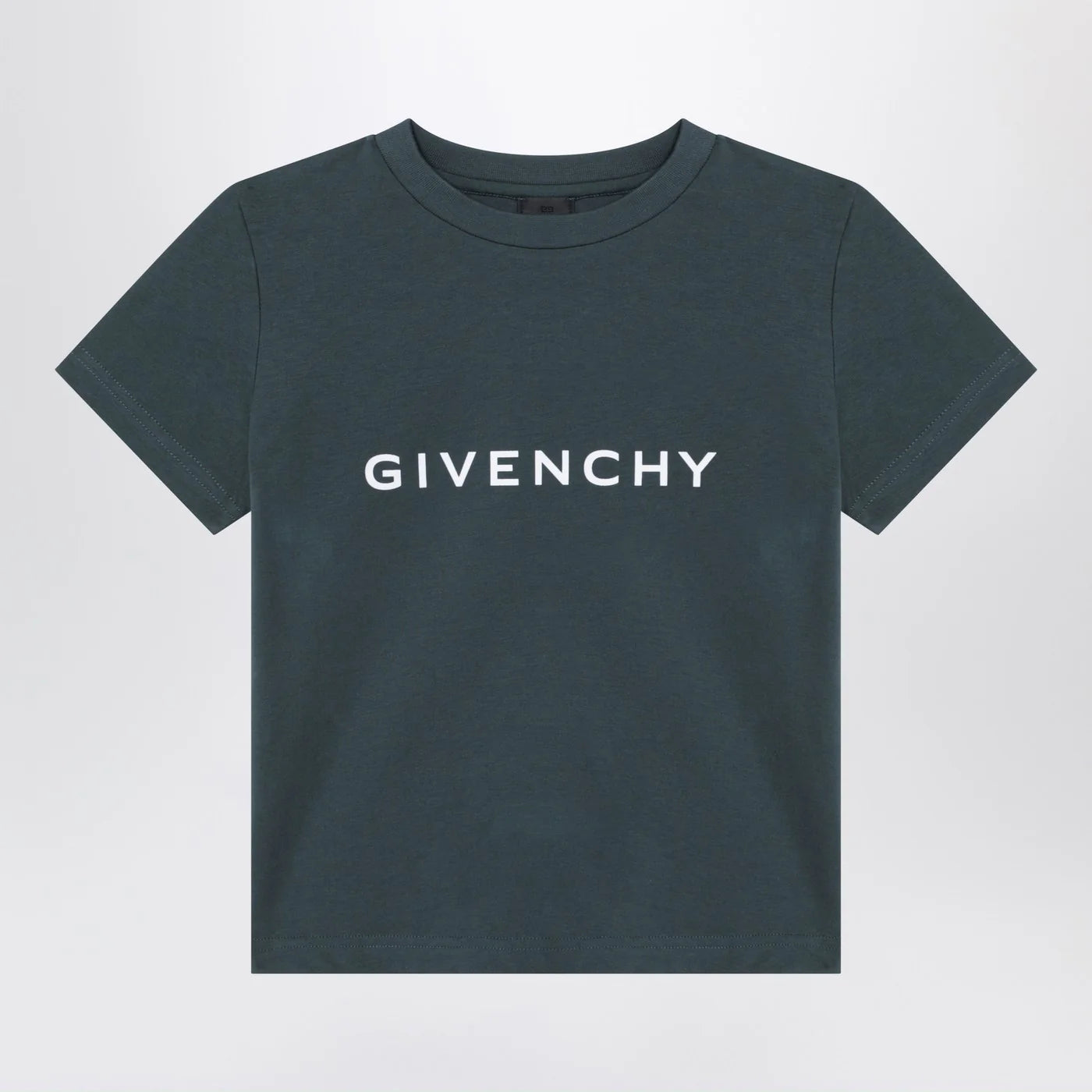 Givenchy Dark green T-shirt with logo