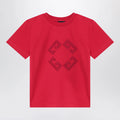 Givenchy Bordeaux T-shirt with embroidered logo