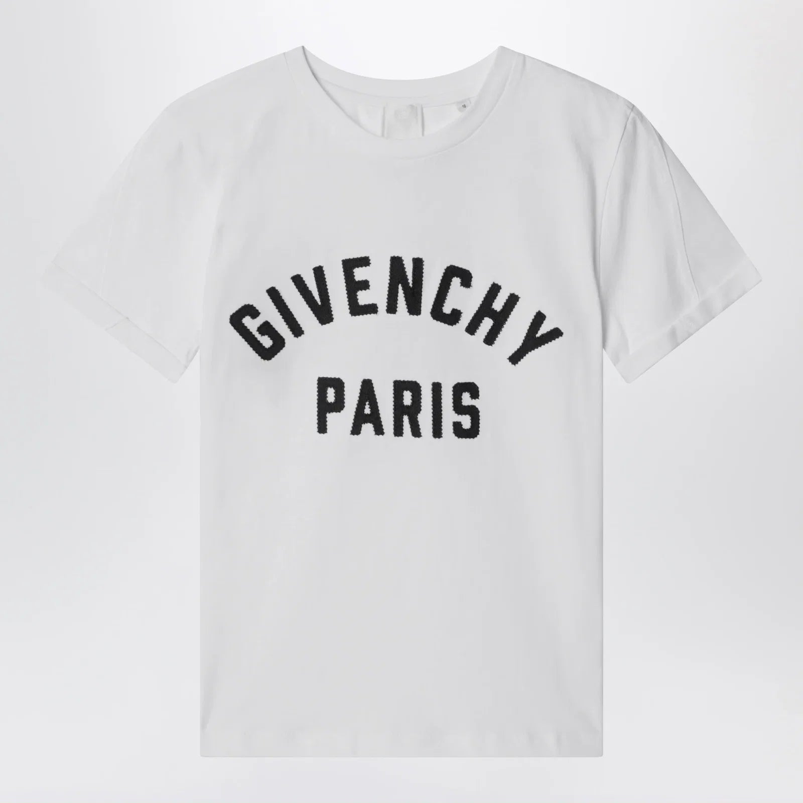Givenchy White T-shirt with embroidered logo