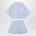 Givenchy Light blue cotton two-piece set