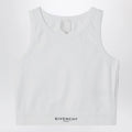 Givenchy White cropped top with logo