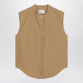 LouLou De Saison Sleeveless shirt in sand colour
