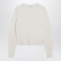 Max Mara Ivory sweater in stretch cashmere knit