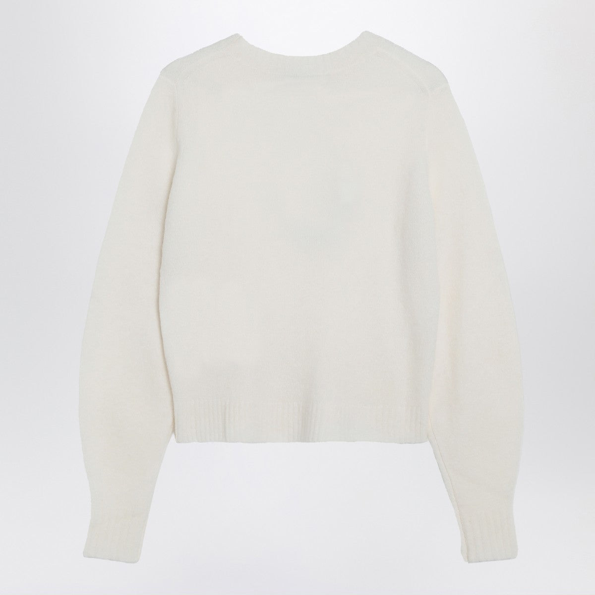 Max Mara Ivory sweater in stretch cashmere knit